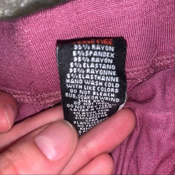 Bebe Sleepwear Pyjama Pants Bottoms Size Small Mauve Pink Rhinestones Flowy NWOT - Picture 9 of 9